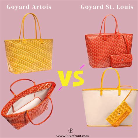 goyard bag reversible|goyard artois vs st louis.